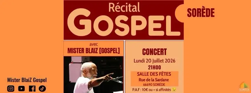Mister Blaiz - récital Gospel