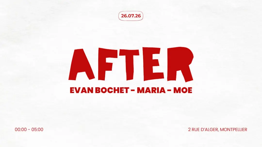 Boum Boum : After (Entrée Gratuite)