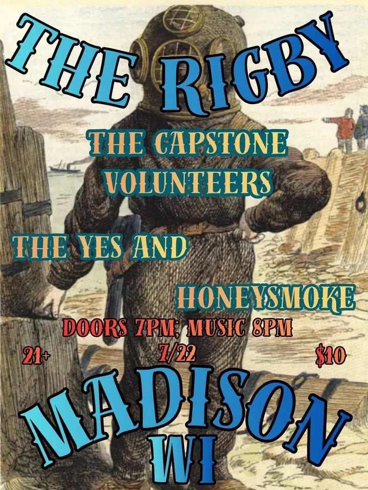 Live Music: The Capstone Volunteers, The Yes And, Honkeysmoke