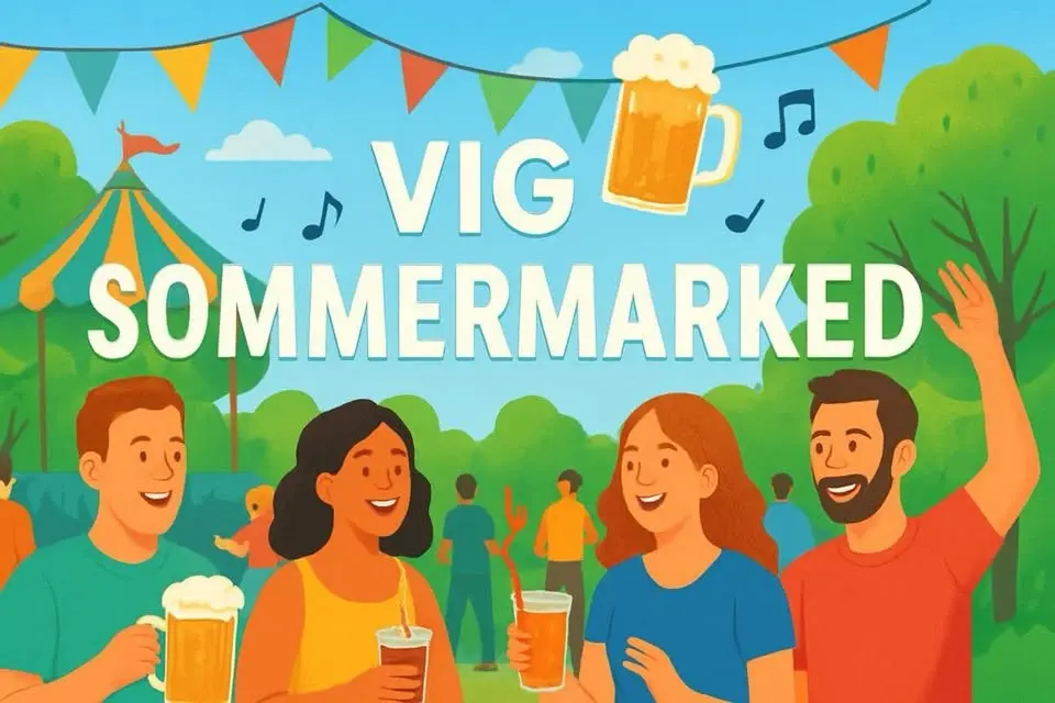 Vig sommermarked. 