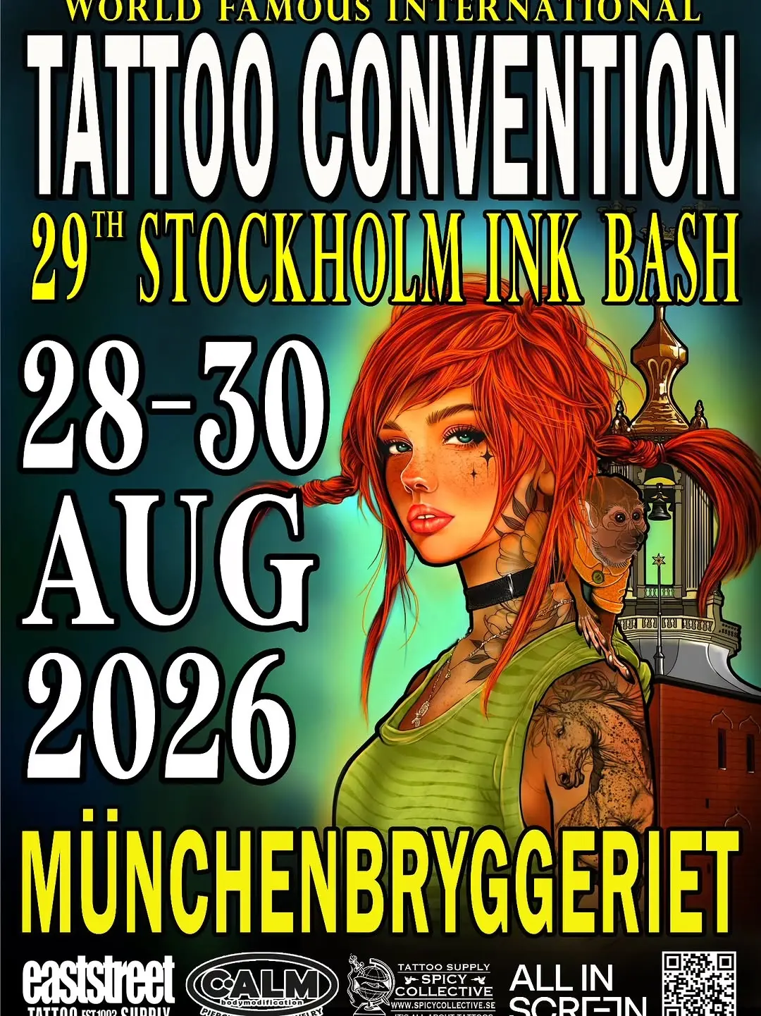 29th Stockholm Ink Bash - World Famous International Tattoo Convention