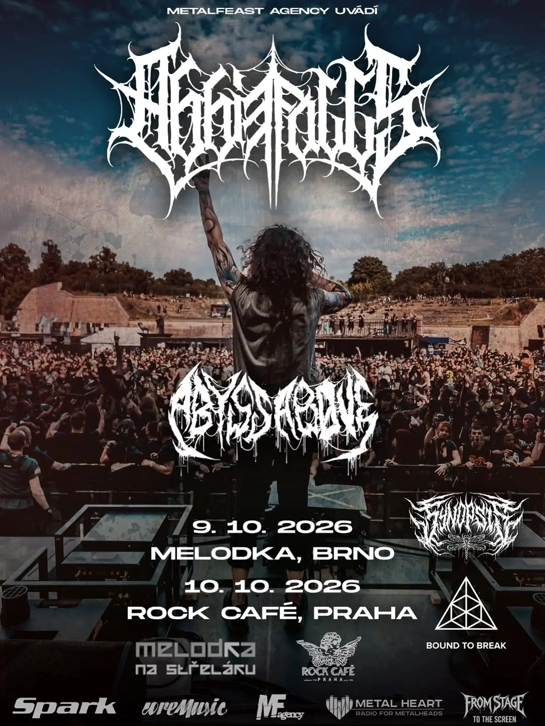 Abbie Falls, Abyss Above, Bound to Break | Praha