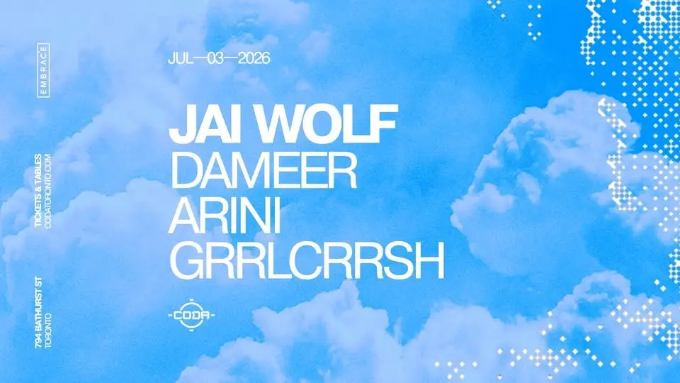 JAI WOLF x CODA | July 3rd