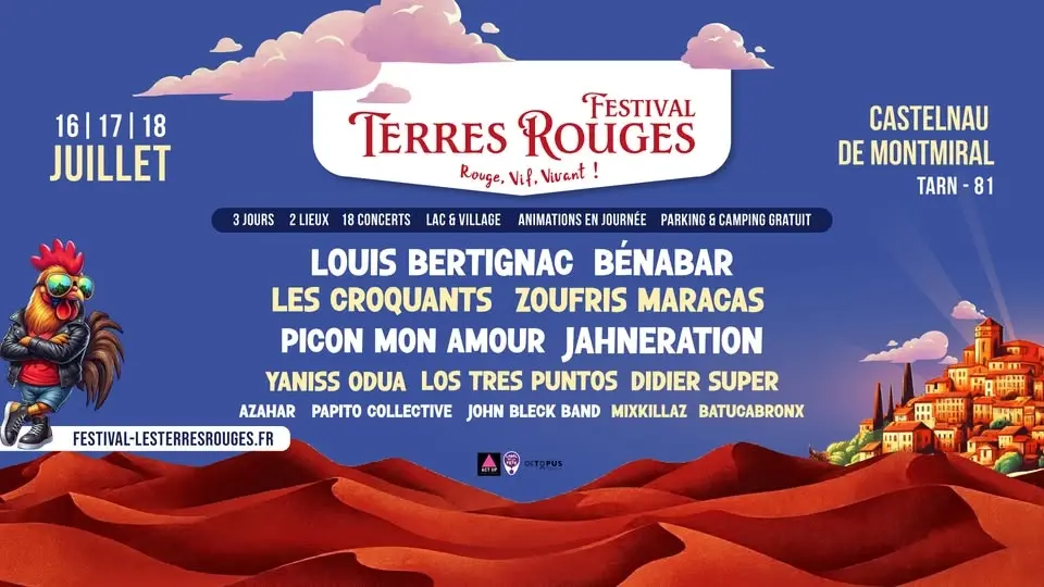 FESTIVAL LES TERRES ROUGES 2026
