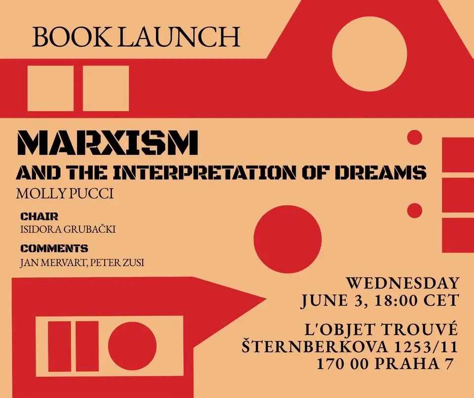 Book launch: Marxism and the Interpretation of Dreams (Molly Pucci)