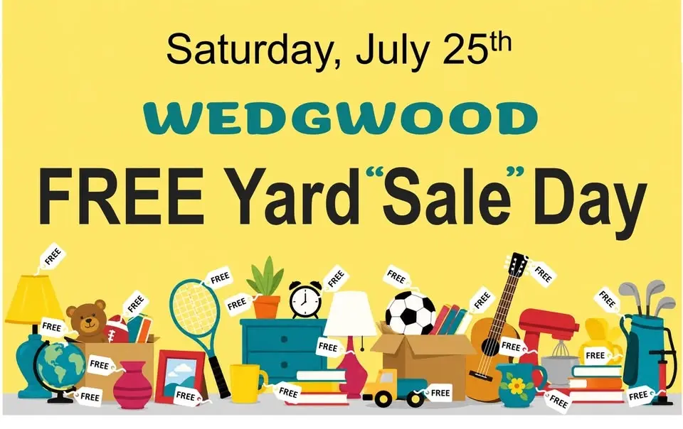 Wedgwood FREE Yard Sale Day 2026