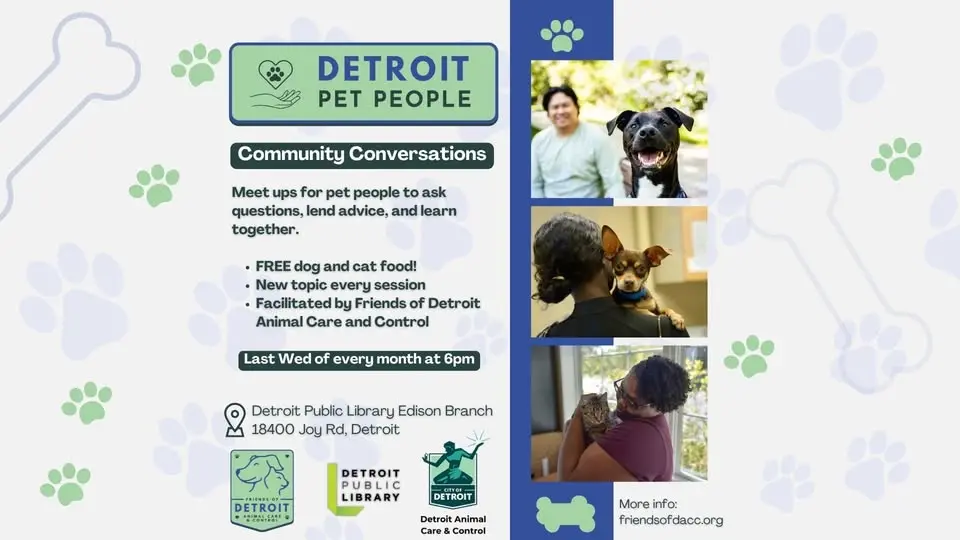 Detroit Pet People – Community Conversations at Edison Branch