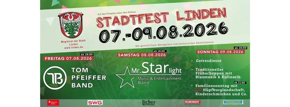 Stadtfest Linden 2026
