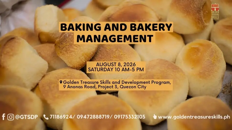 Baking and Bakery Shop Operation Seminar