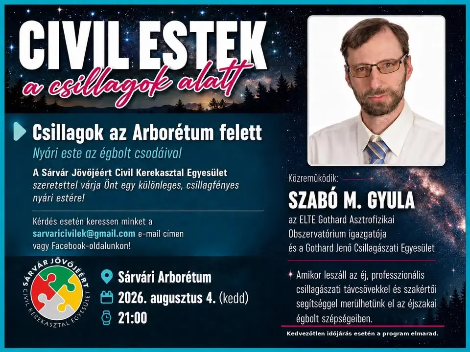 Civil Estek a csillagok alatt - Nyári este az égbolt csodáival