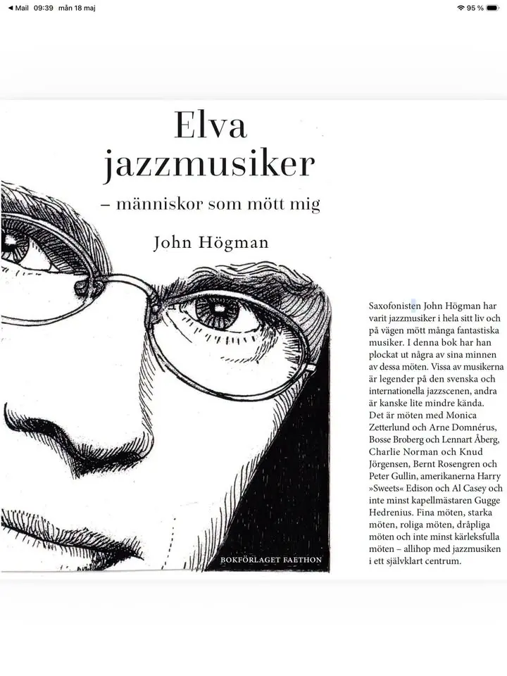 Säsongstart! Lördagsjazz med John Högman - Elva Jazzmusiker