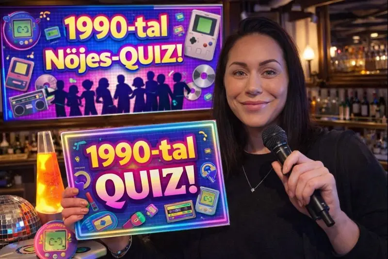 Nöjesquiz med Jessica - tema 1990-talet