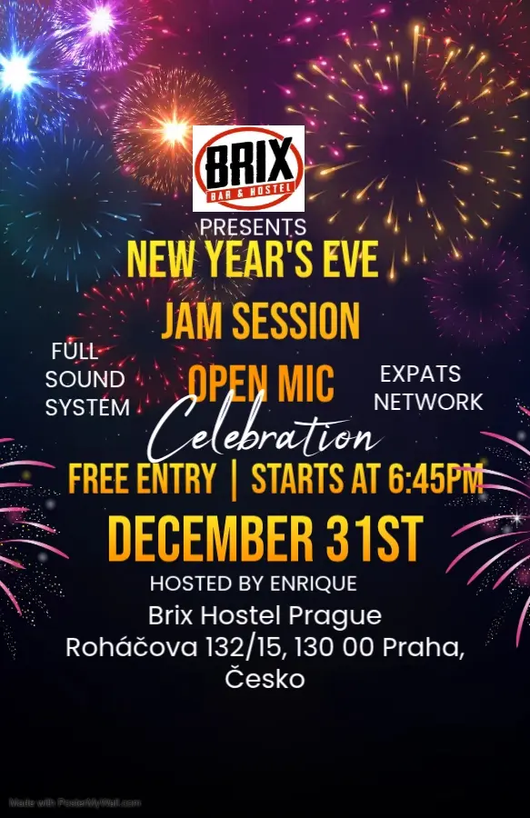 New Years eve Brix Jam session, open mic and networking🎅🎉