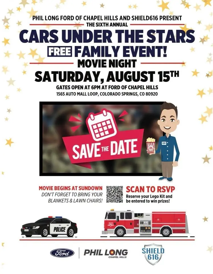 Cars Under the Stars FREE Family Movie Night
