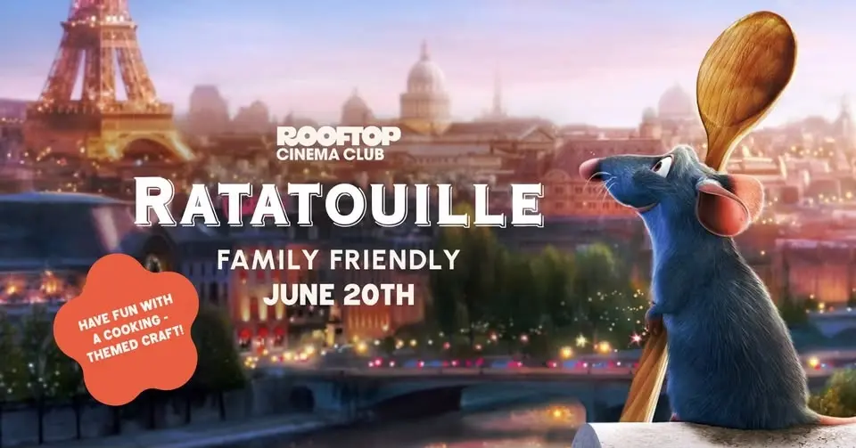 RATATOUILLE FAMILY DAY @ Rooftop Cinema Club - Midtown NYC