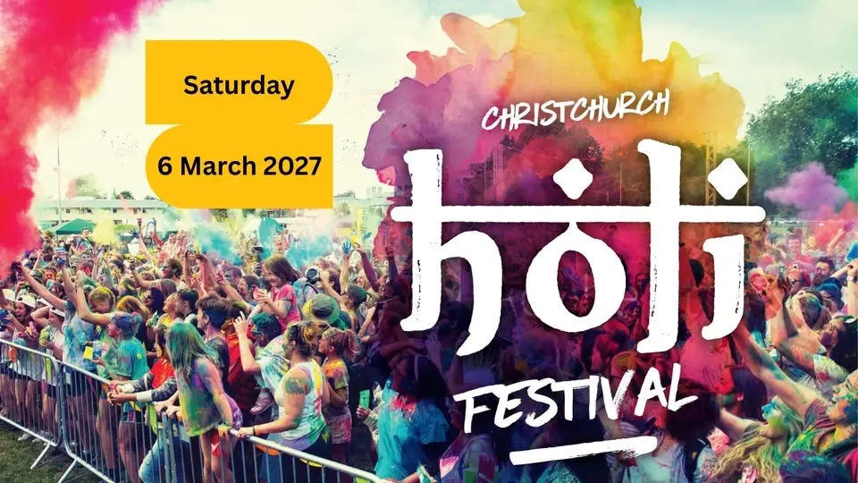 Christchurch Holi-Festival of Colours 6 March 2027
