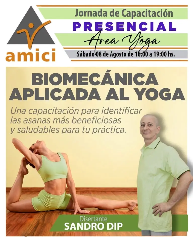 BIOMECÁNICA DEL YOGA - JORNADA DE CAPACITACIÓN