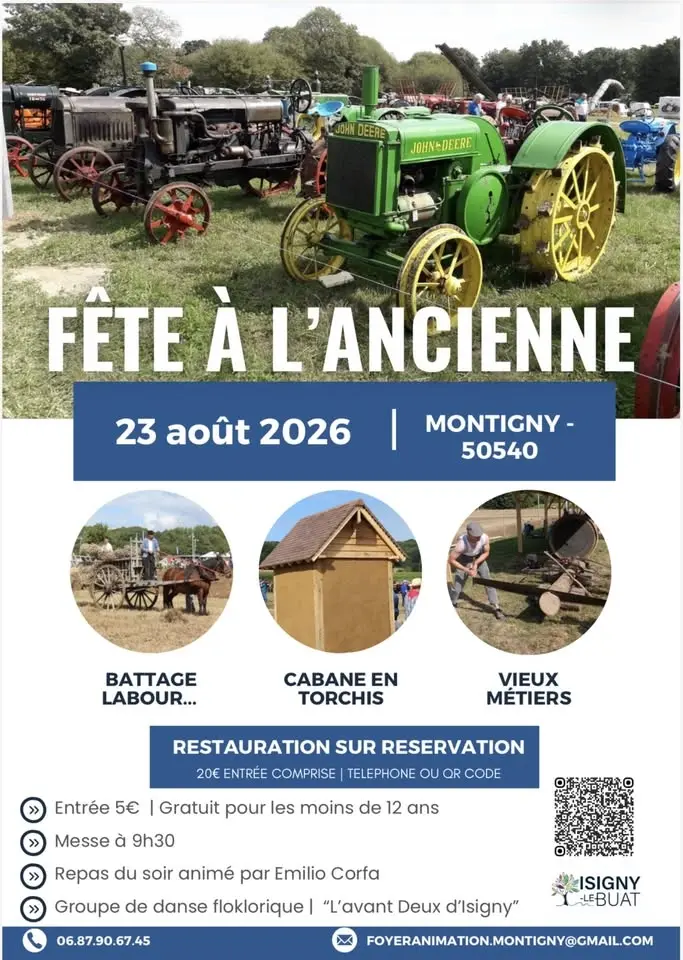 Fête à l’ancienne 2026 à Montigny 