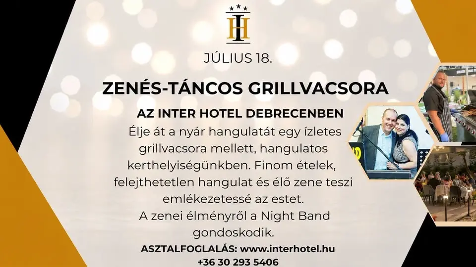 Zenés-táncos grillvacsora
