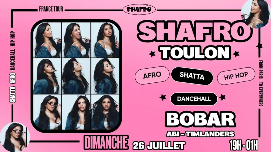 Shafro @Toulon : 1st Time : Afro , Shatta, Dancehall
