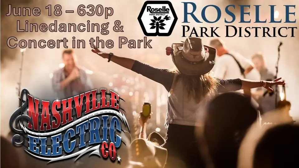 LIVE country music and linedancing with NEC at Roselle Parks!