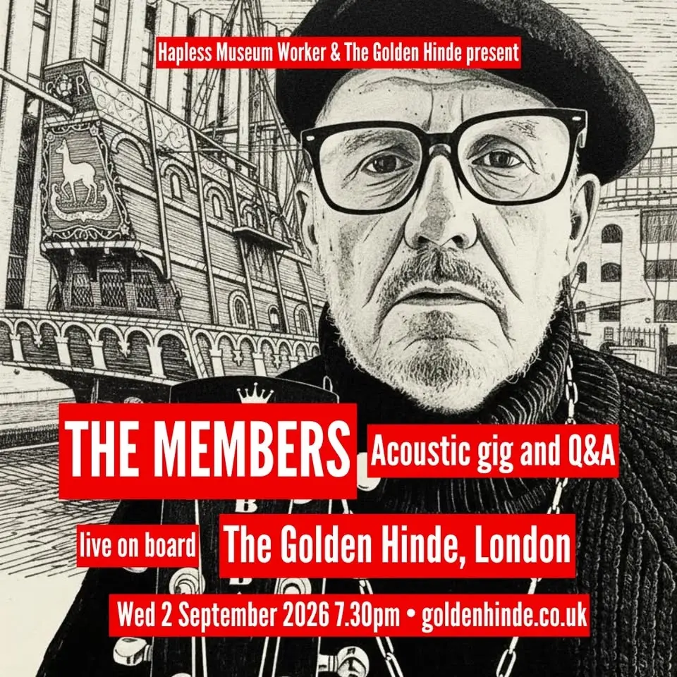 The Members acoustic show on board The Golden Hinde