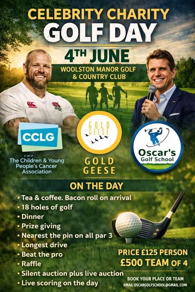 celebrity charity golf day