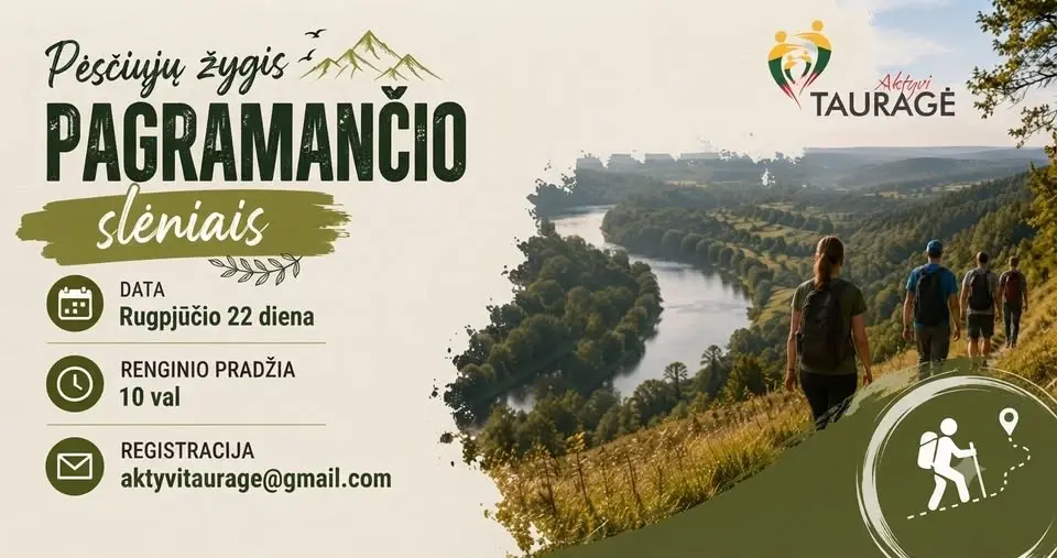 Pėsčiųjų žygis “ Pagramančio slėniais “