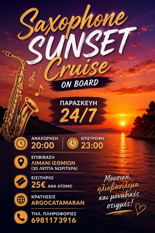 Saxophone Sunset Cruise On Board