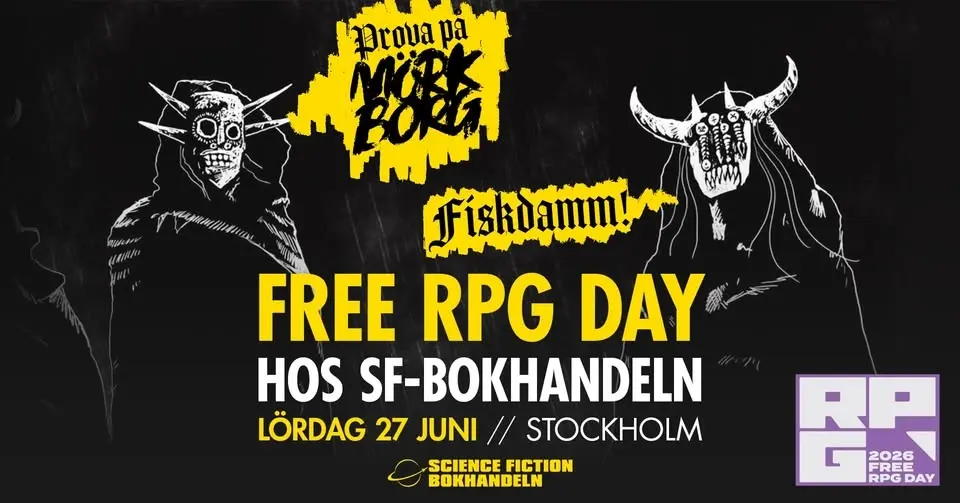 Free RPG Day med fiskdamm // Stockholm
