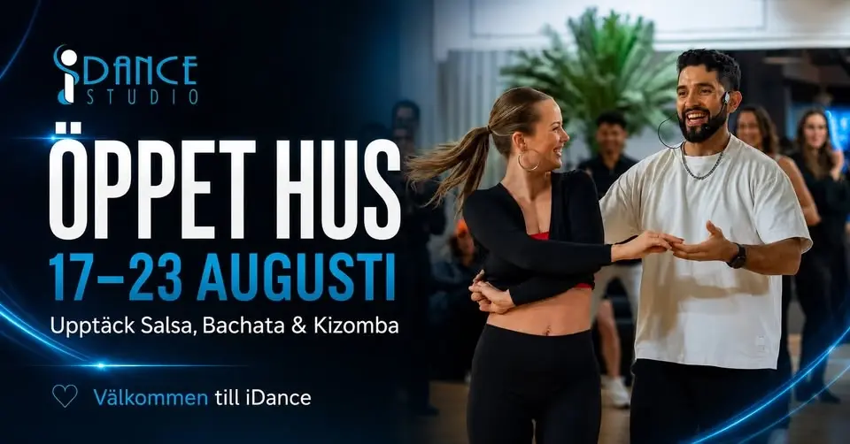 Öppet Hus 17–23 augusti – Prova dans gratis på iDance Studios