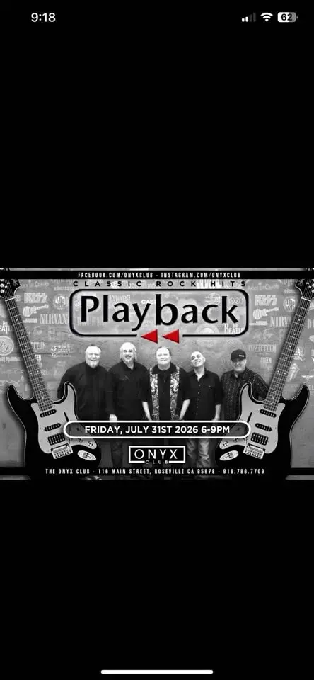 PLAYBACK INVADES THE ONYX!!!!