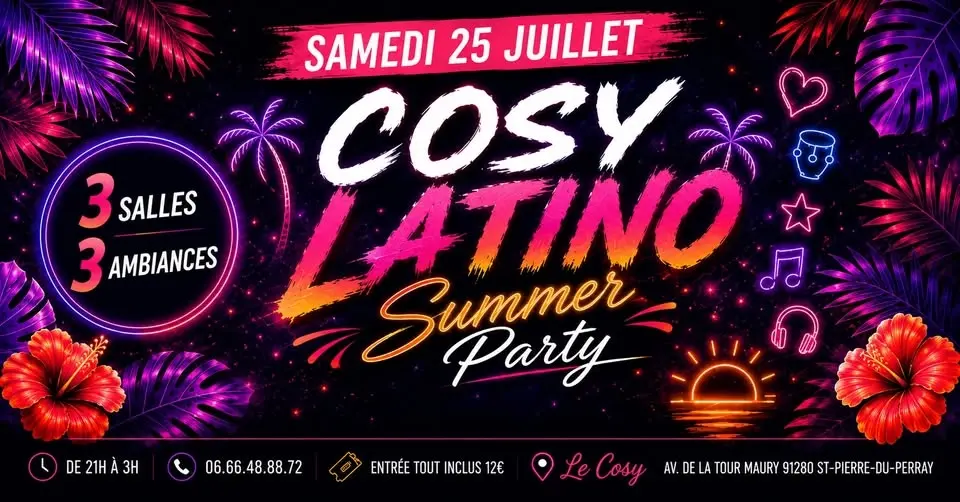 Cosy Latino Party - 25 juillet 2026