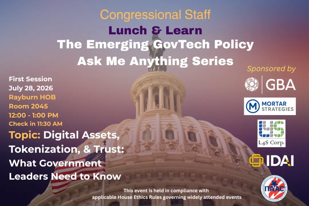 Congressional Lunch & Learn- The Emerging GovTech Policy Ask Me Anything Series