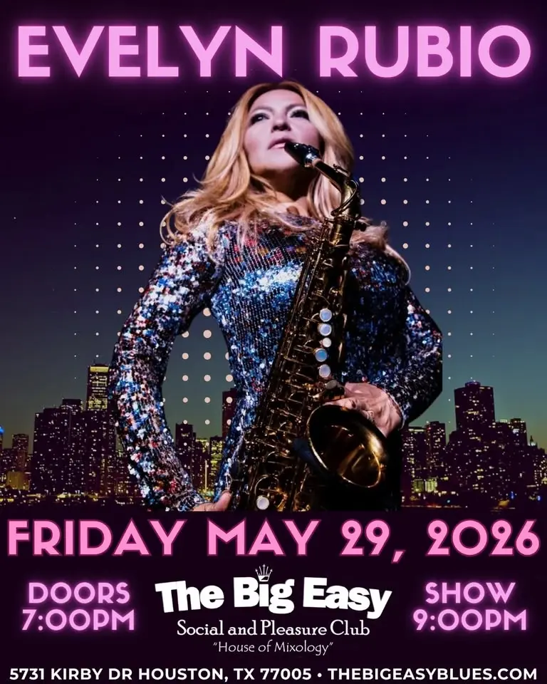 Evelyn Rubio at The Big Easy - Live Music - Dancing