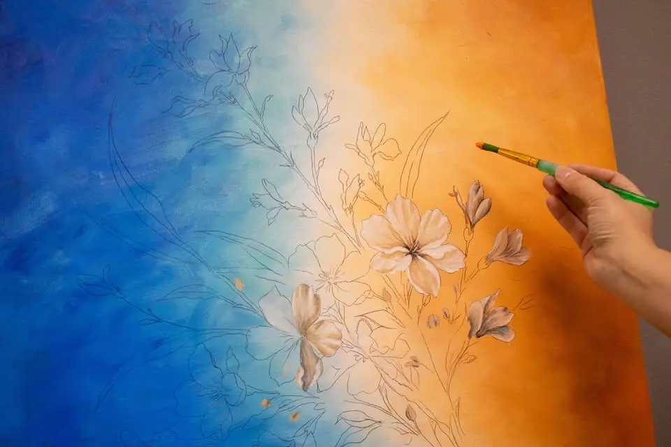 Art Class: Oleanders & Glow: Floral Paintings Inspired by Flaming June