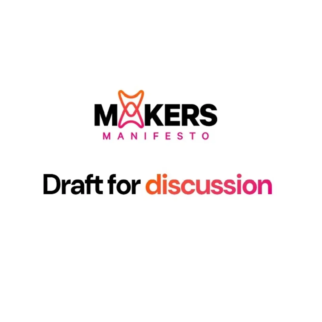 Makers Manifesto: Is this useful?
