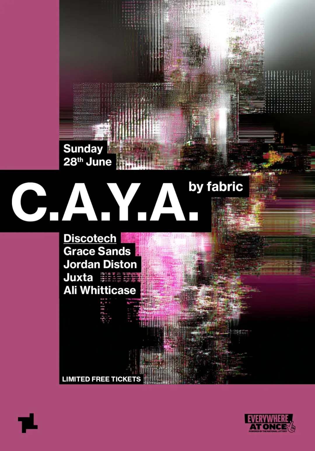 CAYA by fabric: discotech - Grace Sands, Jordan Diston, JUXTA