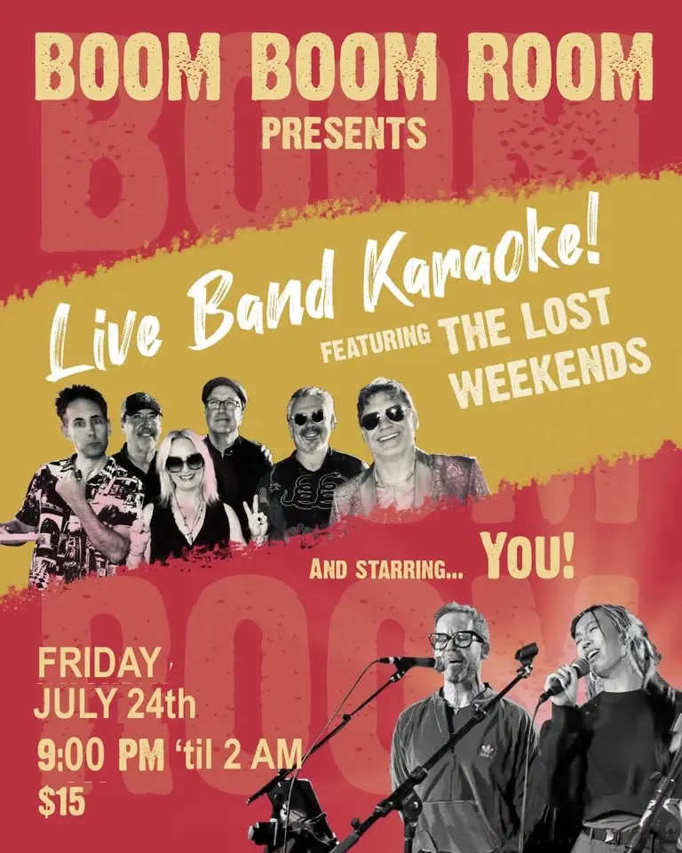 LIVE BAND KARAOKE w/ THE LOST WEEKENDS
