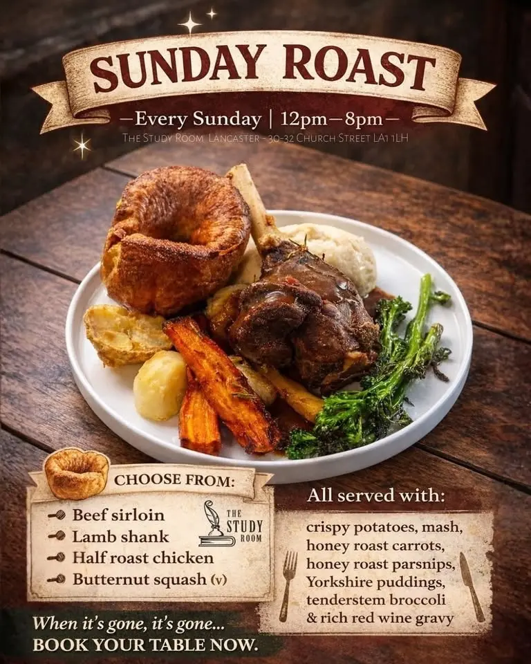 Sunday Roast at The Study Room