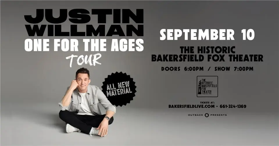 JUSTIN WILLMAN: ONE FOR THE AGES TOUR