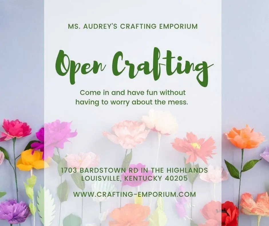 KIDS Open Crafting @ Ms. Audrey's Crafting Emporium $20-40