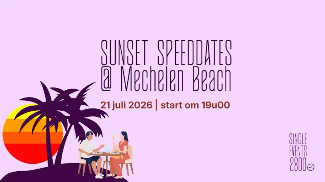 Sunset Speeddates & party @ Mechelen Beach