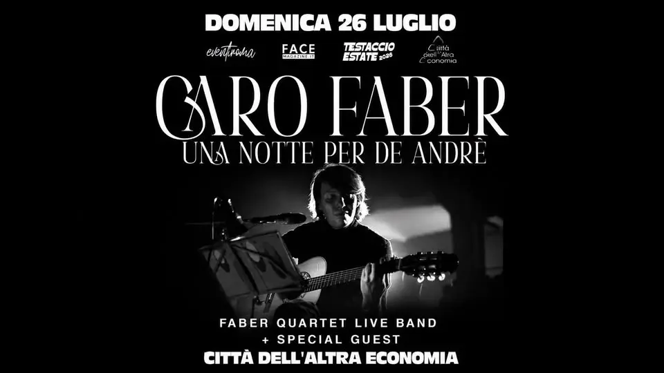 CARO FABER - XI edizione - Una notte per De André @ Testaccio Estate