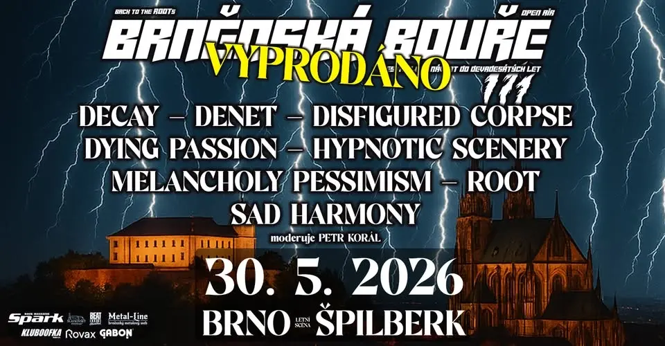 Brněnská Bouře 2026 - 30.5.2026 - Brno - Špilberk