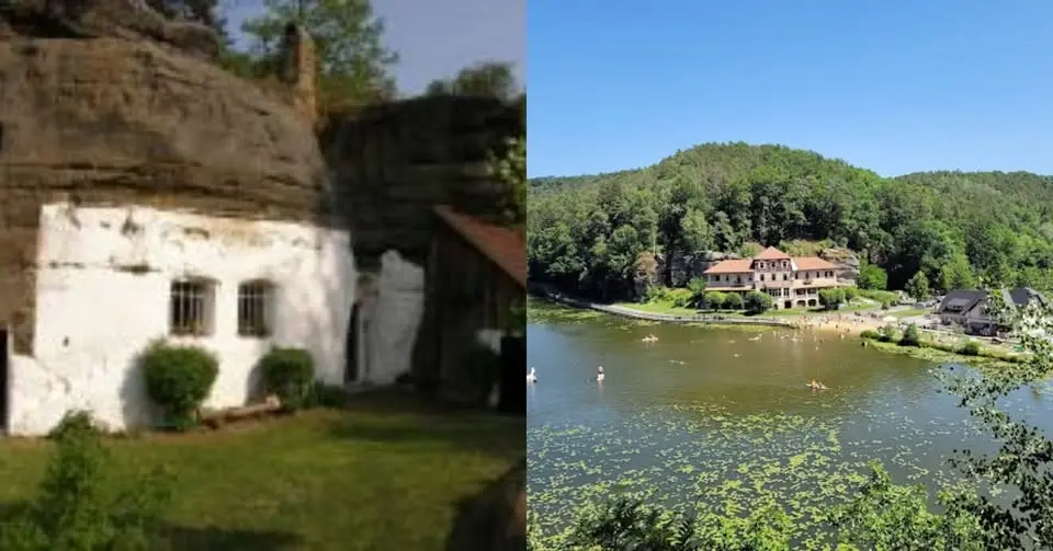 KOKOŘÍNSKO PŘES SKALNÍ OBYDLÍ A VODNÍ NÁDRŽ HARASOV