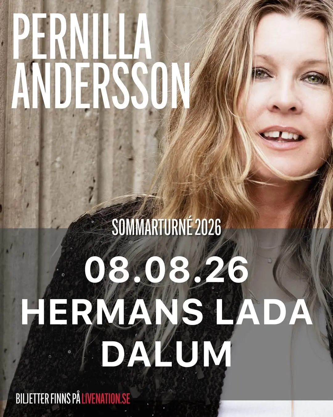 Pernilla Andersson – Sommarturné 2026