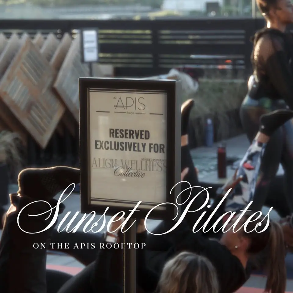 Sunset Pilates at The Apis