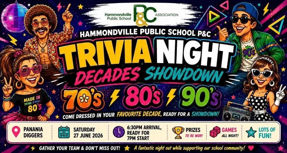 Hammo PS Trivia Night - Decades Showdown!