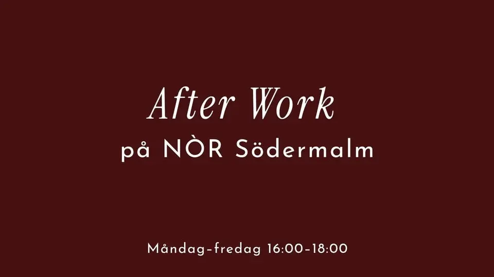 After Work pa NOR Sodermalm